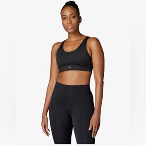Adidas Womens All Me Luxe Medium Support Black Bra NWT